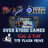 Load image into Gallery viewer, Steam Deck 1TB Micro SD Card With Over 80 Systems &amp; Over 67000 Games Included! Steam Deck purchased separately.