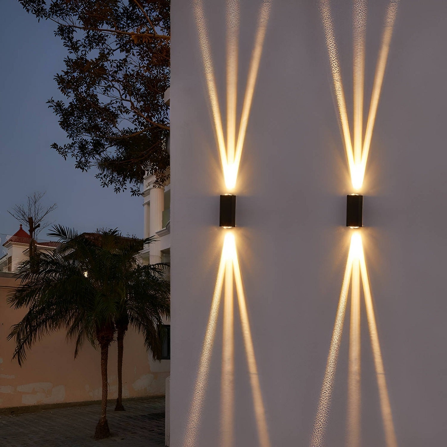 LED Waterproof Outdoor 3 Beams Wall Light-1