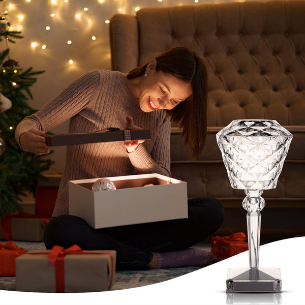 Rose Table Lamp Crystal Light-4