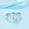 Load image into Gallery viewer, 1 Carat Moissanite Diamond  Ring Engagement 925 Sterling Silver MFR8352