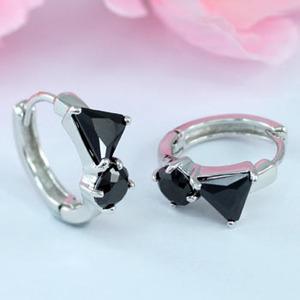 1 Carat Black Onyx Huggie Earrings XE331