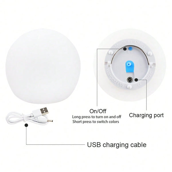 16 Colors Floating Pool Light Waterproof Outdoor Light-4