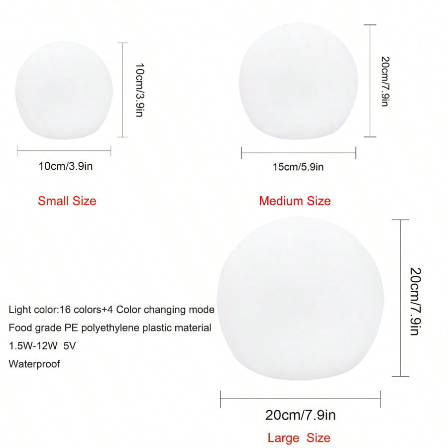 16 Colors Floating Pool Light Waterproof Outdoor Light-3