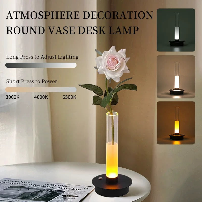 Minimalist Glass Vase lamp-1