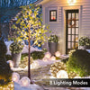 Load image into Gallery viewer, 5.9ft Lighted Eucalyptus Tree with LED Fairy Lights-1