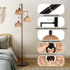 Load image into Gallery viewer, Boho Rattan Floor Lamp with Cage Shade-2