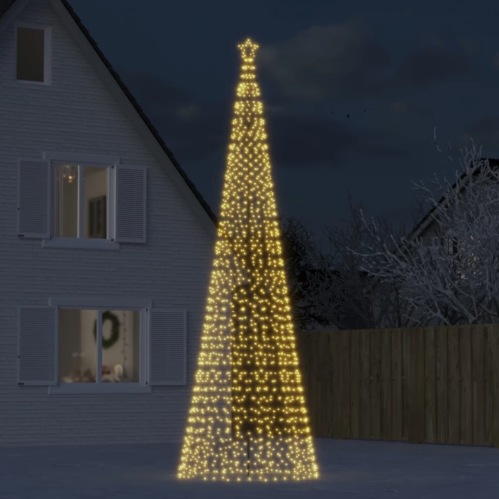 16.4Ft Outdoor Christmas Tree Light with Spikes 1554 LEDs-1