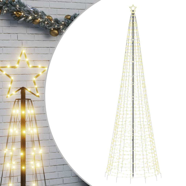 16.4Ft Outdoor Christmas Tree Light with Spikes 1554 LEDs-3