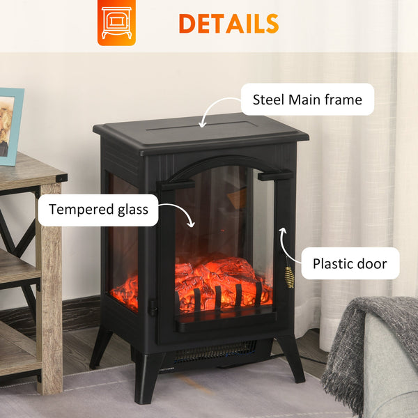 1500W 23" Electric Fireplace Stove-1