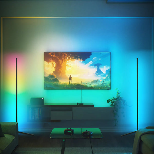 RGB Corner Floor Lamp-1