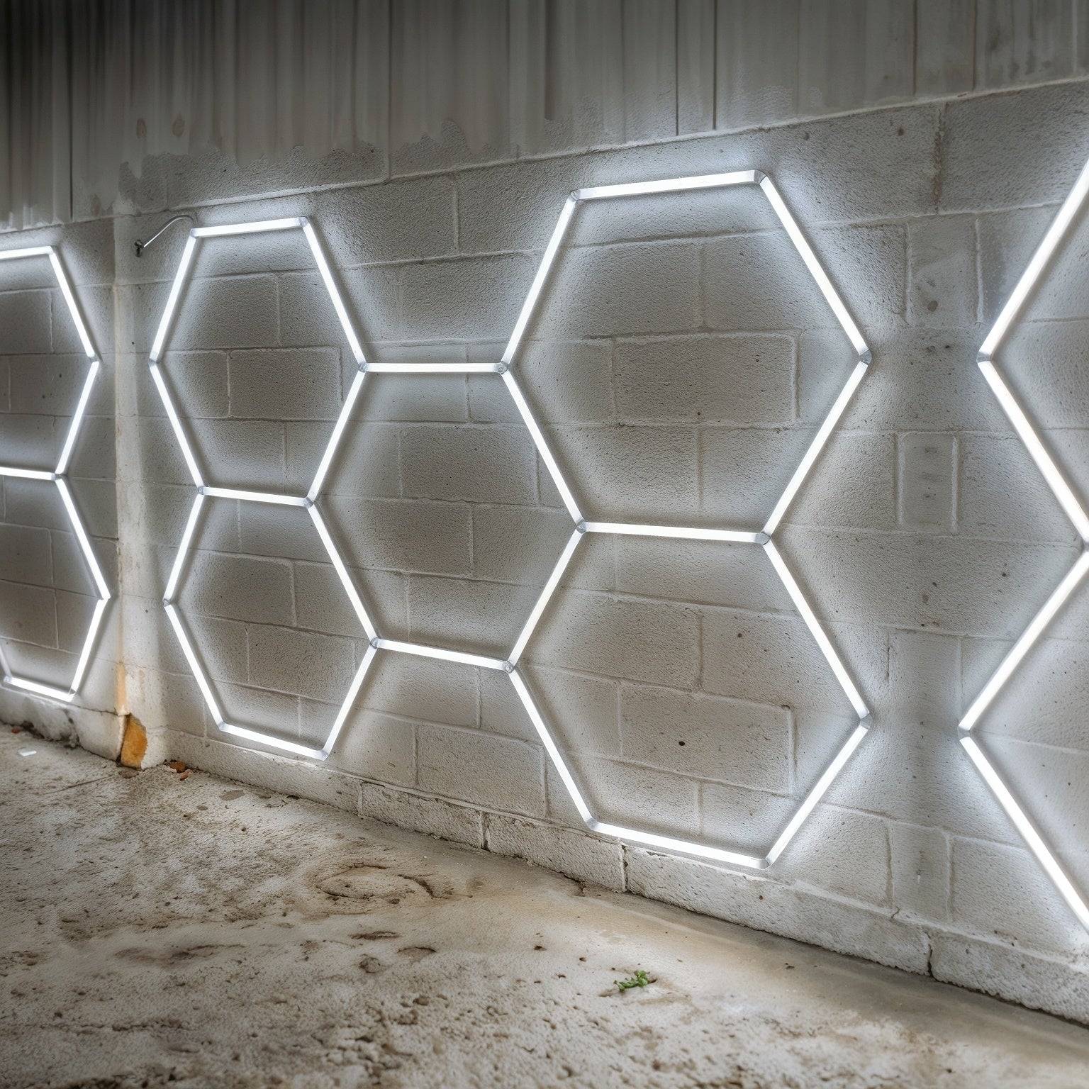 RGBW Honeycomb Modular Suspended Lighting Wall Lights-1