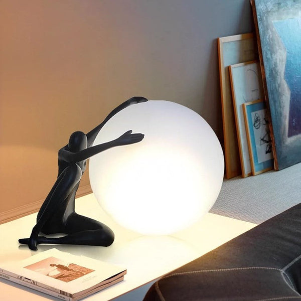 Orb Modern Sculpture Lamp Art Decor-1