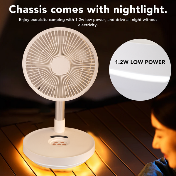 Indoor & Outdoor Retractable LED Fan-2