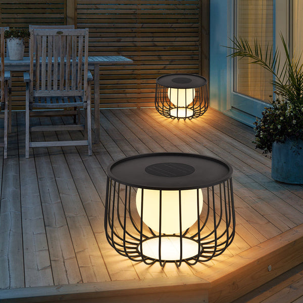 Solar Powered Glow  Garden Table-0