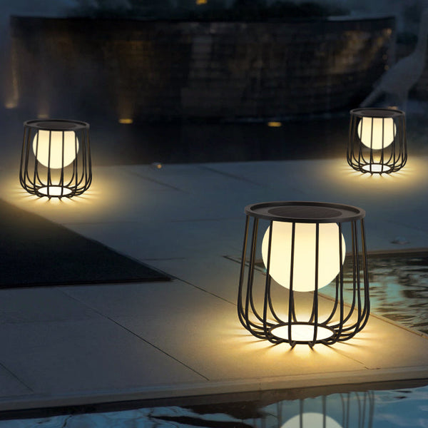 Solar Powered Glow  Garden Table-2