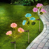 Load image into Gallery viewer, 2-Pack Solar Powered Hydrangea Pathway Light-3