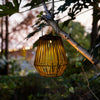 Load image into Gallery viewer, Solar Powered Outdoor Rattan Lantern-1