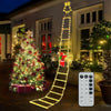 Load image into Gallery viewer, 11 ft Santa Claus Ladder Lights, Christmas Lights, Outdoor Ladder Lights-0