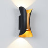 Load image into Gallery viewer, Black Golden Outdoor Wall Scone Curved Wall Lamp-0