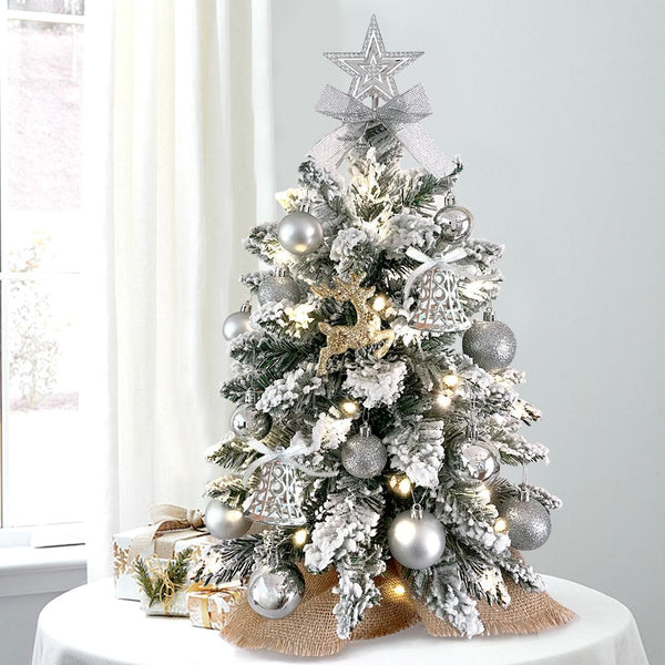 22" Mini Christmas Tree with Light Tabletop Decoration-6