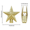 Load image into Gallery viewer, 2 Pack Gold Christmas Tree Topper Star, Christmas Decorations for Holiday, Xmas Tree Toppers-3