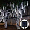 Load image into Gallery viewer, 8 Pcs Solar Powered Meteor Shower String Lights 9.84FT Falling Raindrop Tube-0