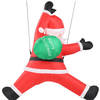 Load image into Gallery viewer, 4.9 FT Lighted Christmas Inflatable Santa Claus With Gift Bag For Holiday Party Front Yard Lawn Garden Decor-4