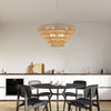 Load image into Gallery viewer, Bohemian style 23.6 Inch Rattan Woven Pendant Light-2