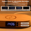 Load image into Gallery viewer, Bedside Table Lamp Touch Control with Clock Wireless Charging-3