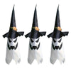 Load image into Gallery viewer, Halloween 3pcs Witch Hat Lighted Ghost Hanging String Light-4