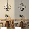 Load image into Gallery viewer, Farmhouse Candle Chandelier Light Fixture-1