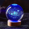 Load image into Gallery viewer, 3D Solar System Nightlight, Crystal Glass Ball Light Holiday Gifts-3