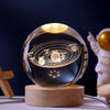 Load image into Gallery viewer, 3D Solar System Nightlight, Crystal Glass Ball Light Holiday Gifts-0