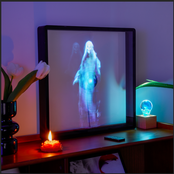 3D Hologram LED Fan With Frame-6