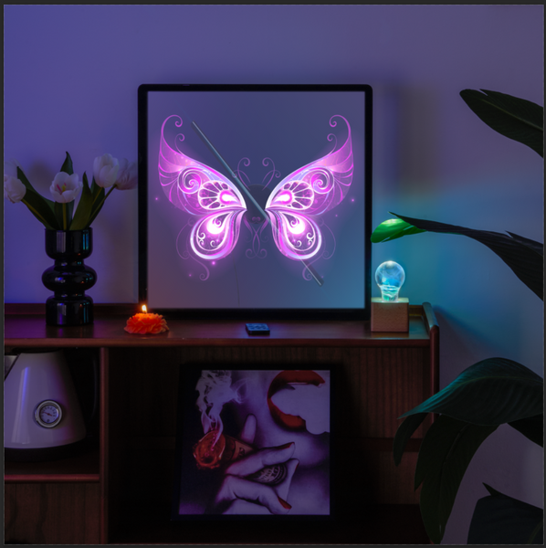 3D Hologram LED Fan With Frame-3