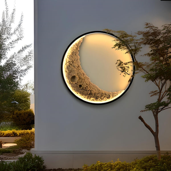 3D Moon Indoor & Outdoor Wall Lamp-1