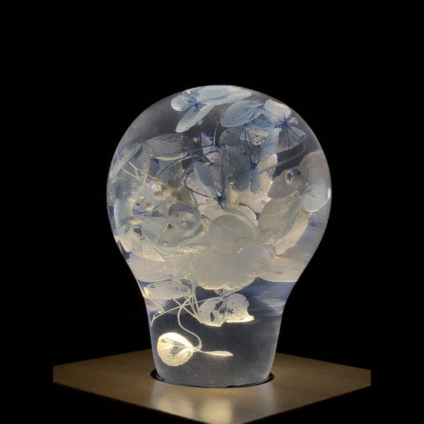 Table Lamp - Blue Hydrangea