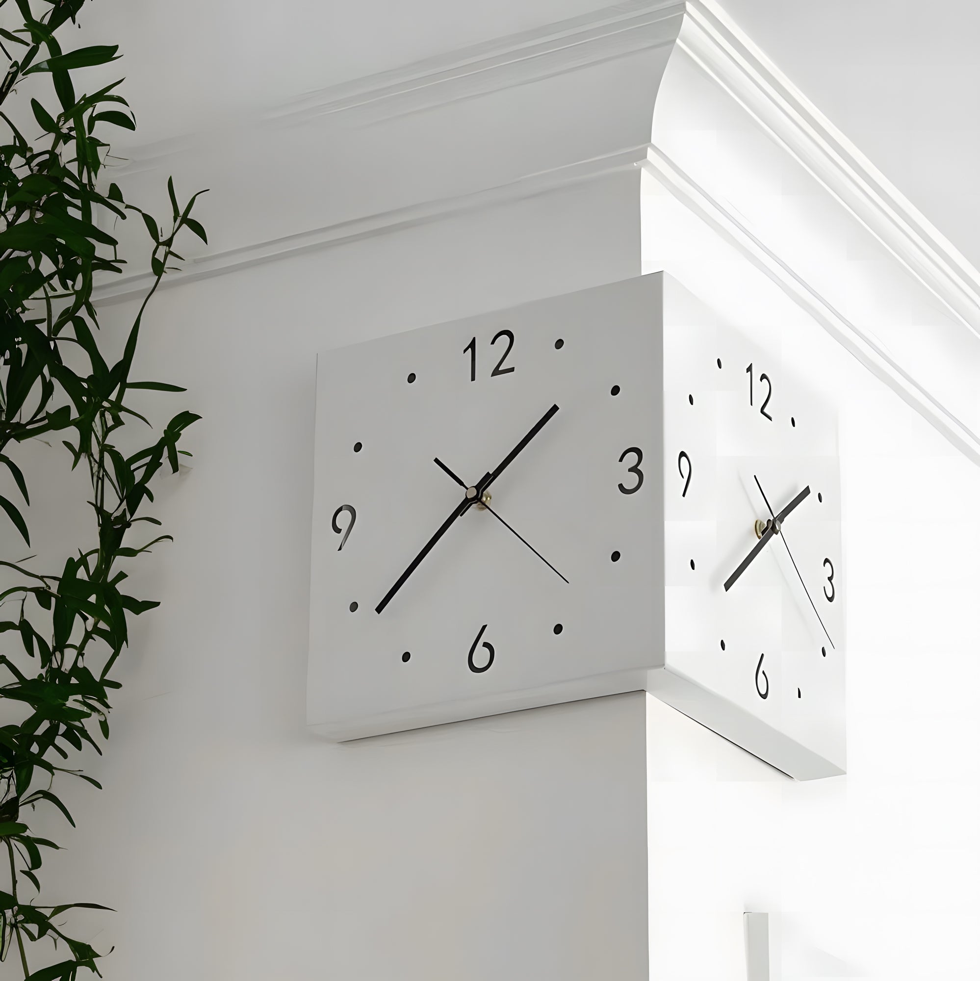 Motion Sensor Backlit Corner Clock-1