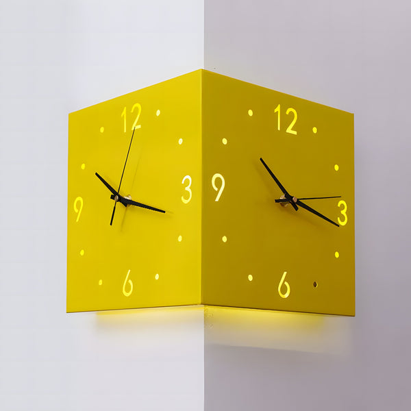 Motion Sensor Backlit Corner Clock-5