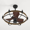 Load image into Gallery viewer, Farmhouse Caged Ceiliing Fan light Fixture-5
