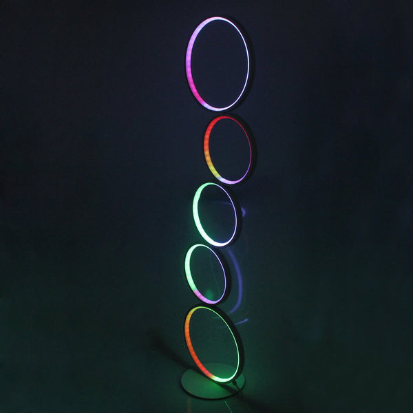 RGB Minimalist Circular Floor Lamp