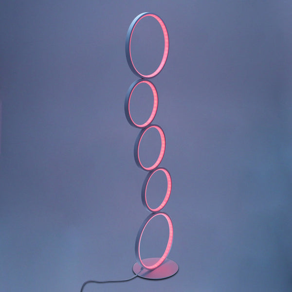 RGB Minimalist Circular Floor Lamp