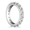 Load image into Gallery viewer, 14k White Gold Round Cut Diamond Eternity Ring