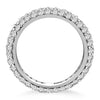 Load image into Gallery viewer, 14k White Gold Cupola Round Diamond Eternity Ring in 14k White Gold