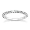 Load image into Gallery viewer, 14k White Gold Shared Prong Diamond Wedding Ring Band with U Settings