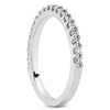 Load image into Gallery viewer, 14k White Gold Shared Prong Diamond Wedding Ring Band with U Settings