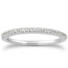 Load image into Gallery viewer, 14k White Gold Fancy Engraved Pave Diamond Wedding Ring Band