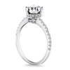 Load image into Gallery viewer, 14k White Gold Diamond Collar Engagement Ring