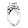 Load image into Gallery viewer, 14k White Gold Five Stone Diamond Trellis Engagement Ring