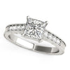 Load image into Gallery viewer, 14k White Gold Antique Style Diamond Engagement Ring (1 1/8 cttw)